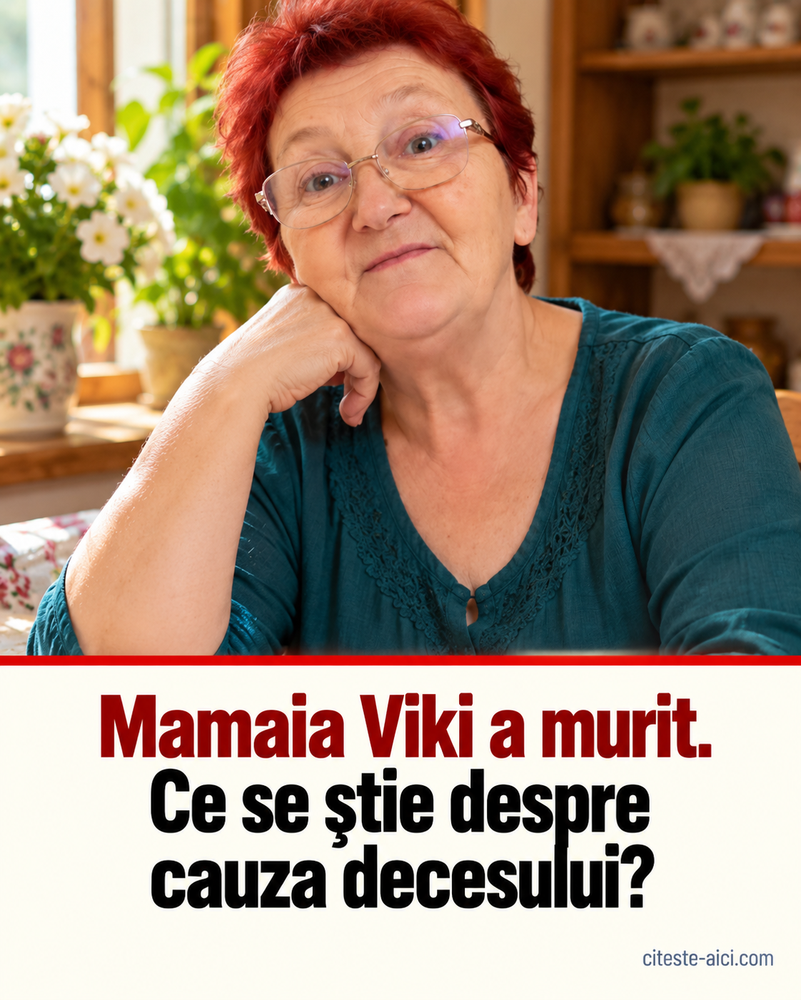 Mamaia Viki, cunoscută pe TikTok, a murit. Ce se știe și ce rămâne neconfirmat — ilustrație editorială