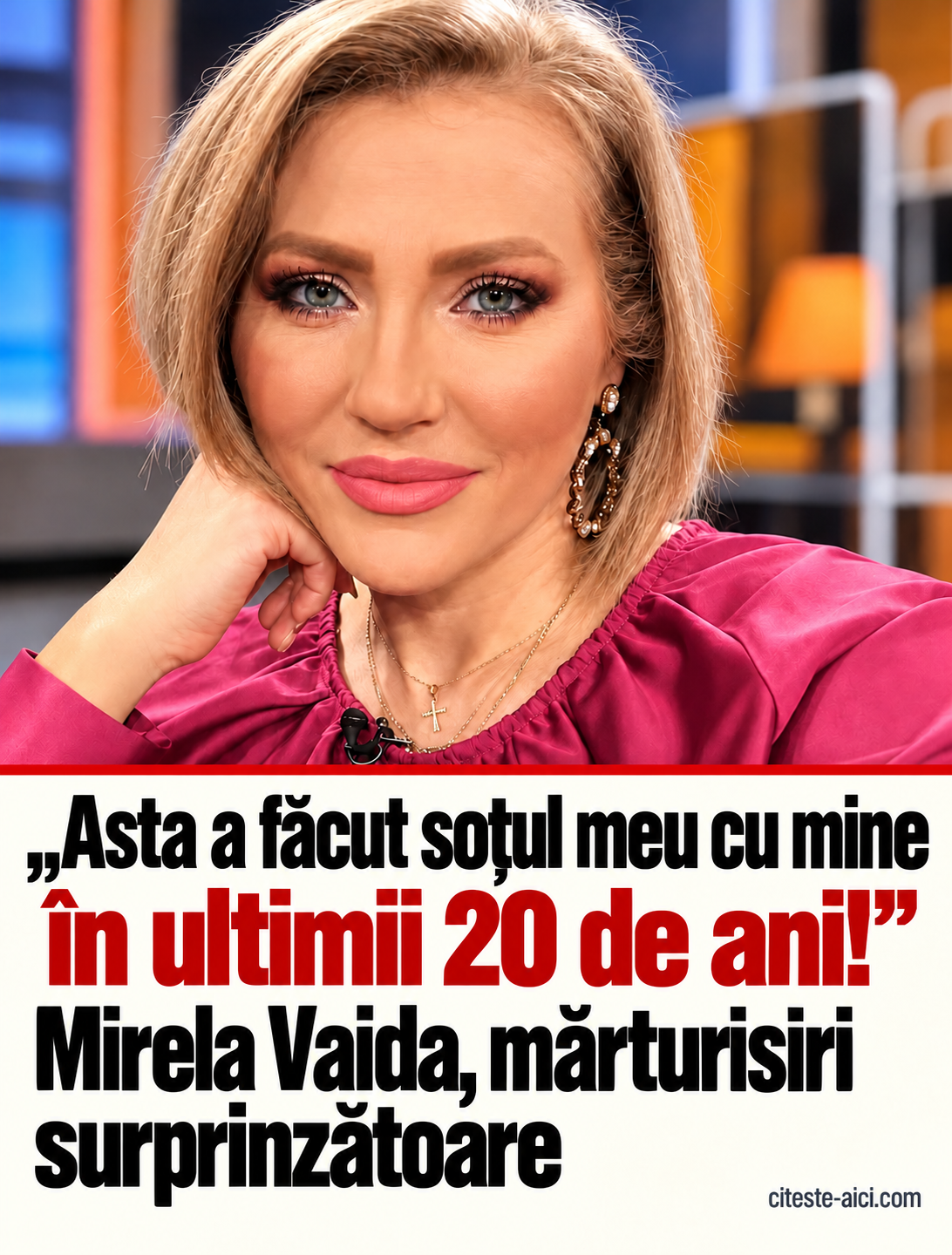 Mirela Vaida, mărturisirea despre cei 20 de ani de cuplu. Ce a spus despre felul în care reacționează soțul ei — grafică Citește Aici