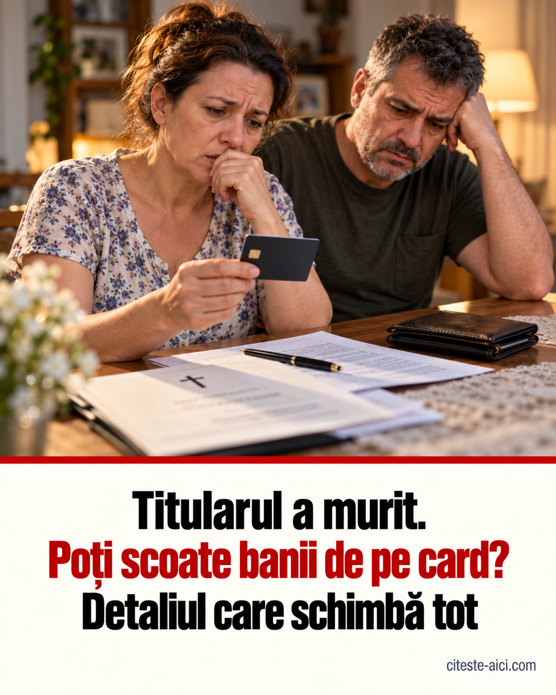 Titularul contului a murit. De ce posesia cardului și a PIN-ului nu rezolvă accesul moștenitorilor la bani — ilustrație editorială Citește Aici