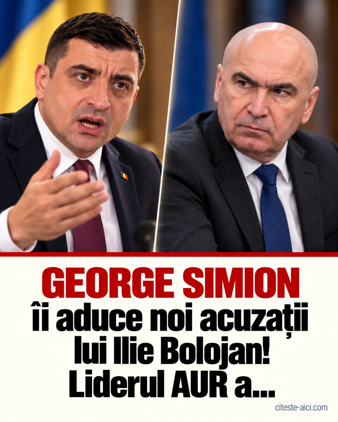 Simion îl atacă pe Bolojan după plecarea lui Scrioșteanu de la Transporturi — ilustrație editorială