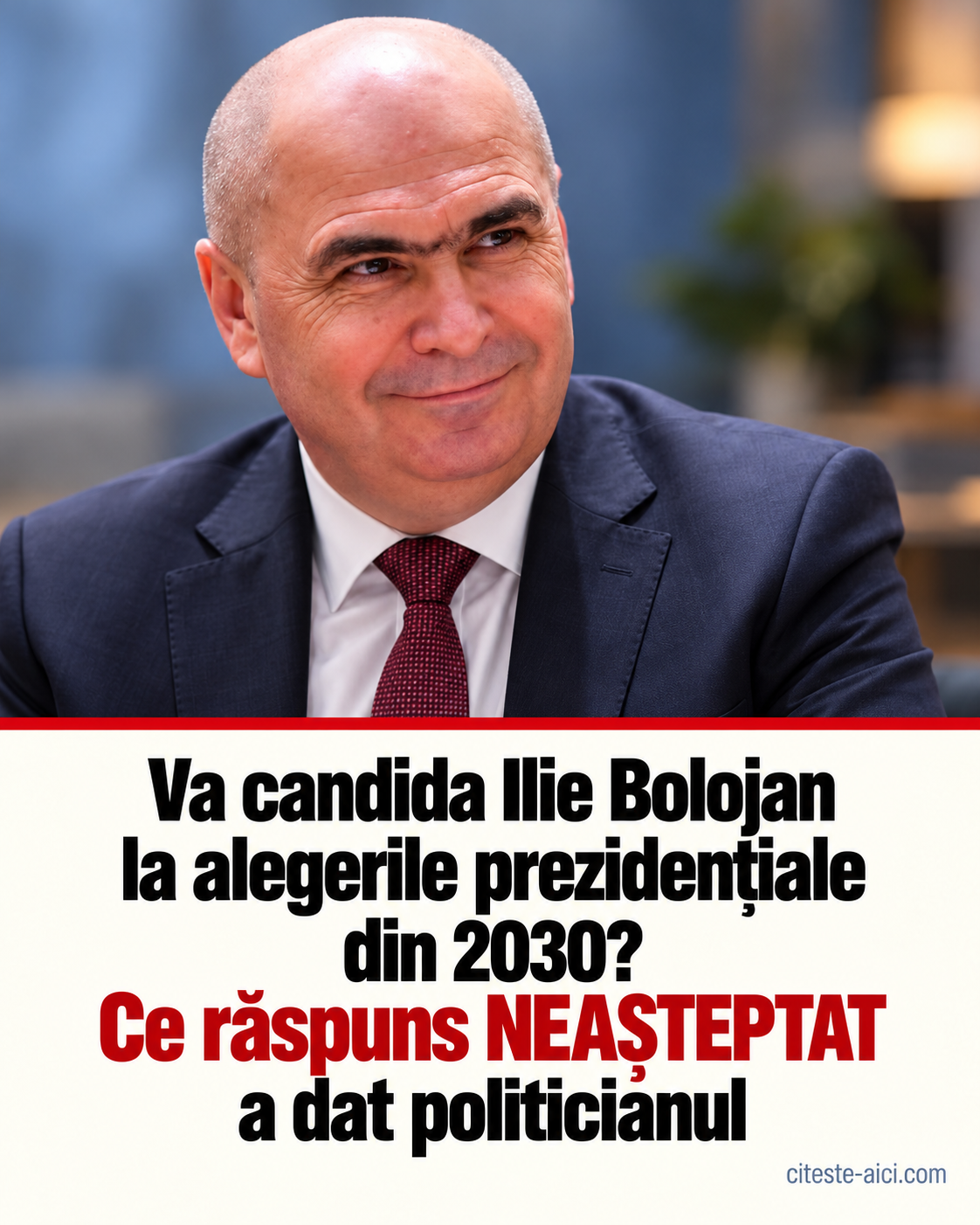 Bolojan, întrebat despre Cotroceni în 2030. Răspunsul și obiectivul pus înaintea prezidențialelor — ilustrație editorială