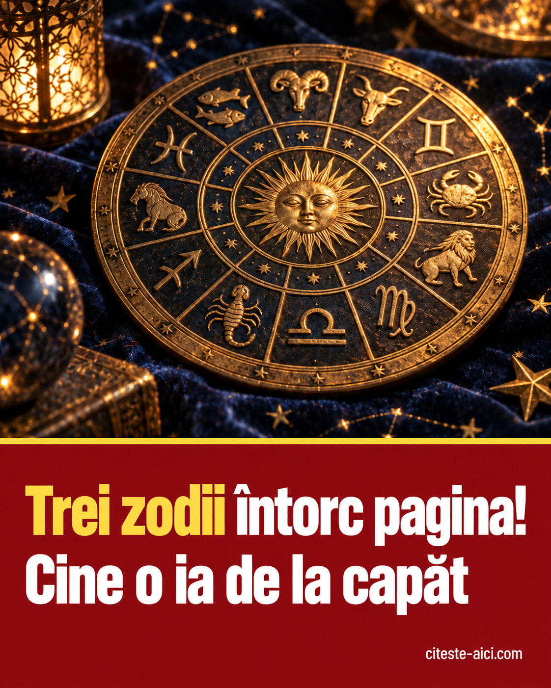 Trei zodii întorc pagina! Cine o ia de la capăt. Imagine ilustrativă realizată cu AI.