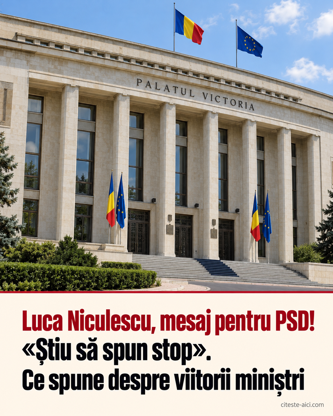 Luca Niculescu, mesaj pentru PSD! — «Știu să spun stop». — Ce spune despre viitorii miniștri. Imagine ilustrativă realizată cu AI pentru Citește Aici. Nu este o fotografie documentară a unui eveniment real.