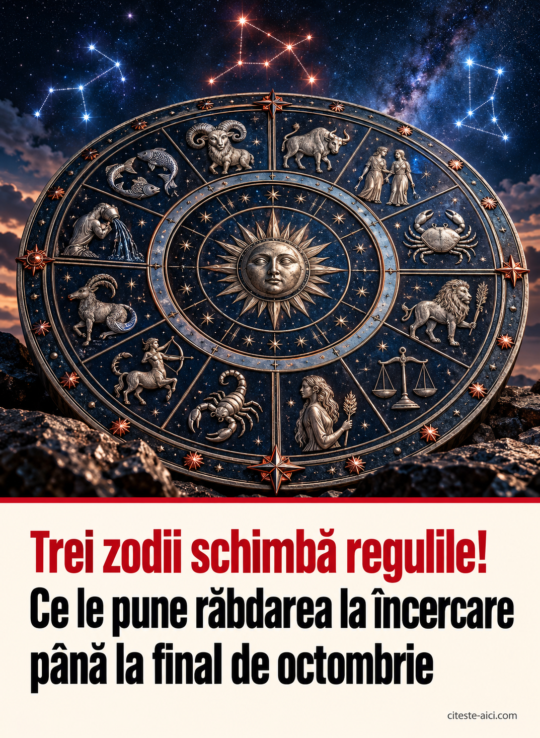 Trei zodii schimbă regulile! — Ce le pune răbdarea la încercare — până la final de octombrie. Imagine ilustrativă realizată cu AI pentru Citește Aici. Nu este o fotografie documentară a unui eveniment real.