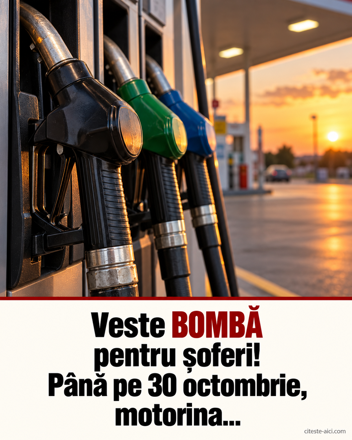 Motorina și reducerea de acciză din a doua jumătate a lui octombrie. Perioada exactă anunțată de Finanțe — imagine ilustrativă
