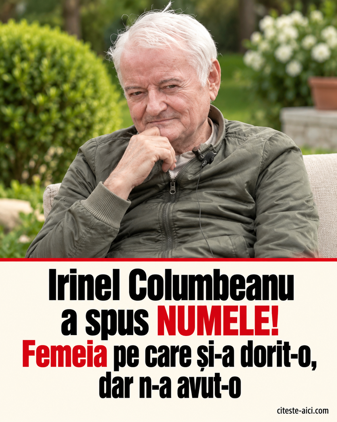 Ilustrație realizată cu AI pentru Irinel Columbeanu a spus numele femeii pe care și-a dorit-o, dar nu a cucerit-o. Mărturisirea din podcast